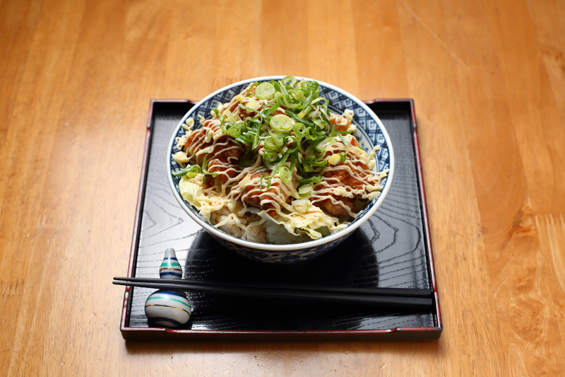 ぽんから　ねぎマヨ丼